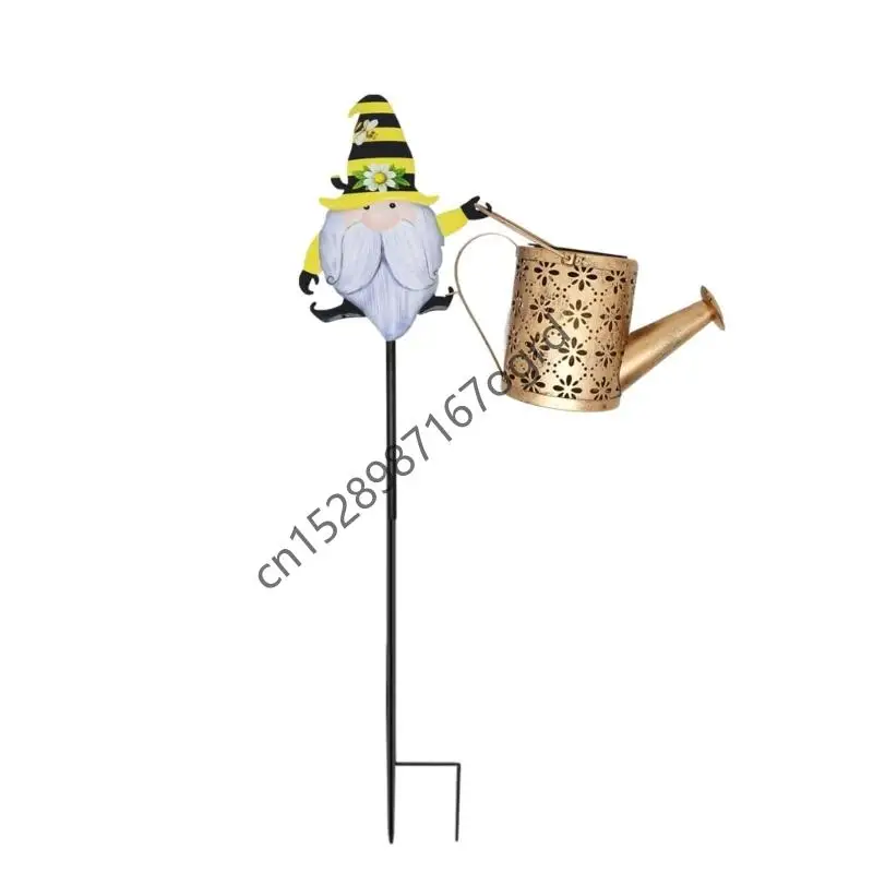 

1 шт. солнечная лейка для украшения сада с эффектом водопада, светодиодные фонари и крючок для колибри для наружного 634A