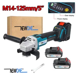 18V Brushless Angle Grinder Cutting Grinding Machine 125mm Polishing Electric Angle Grinder Power Tool For Makita Battery