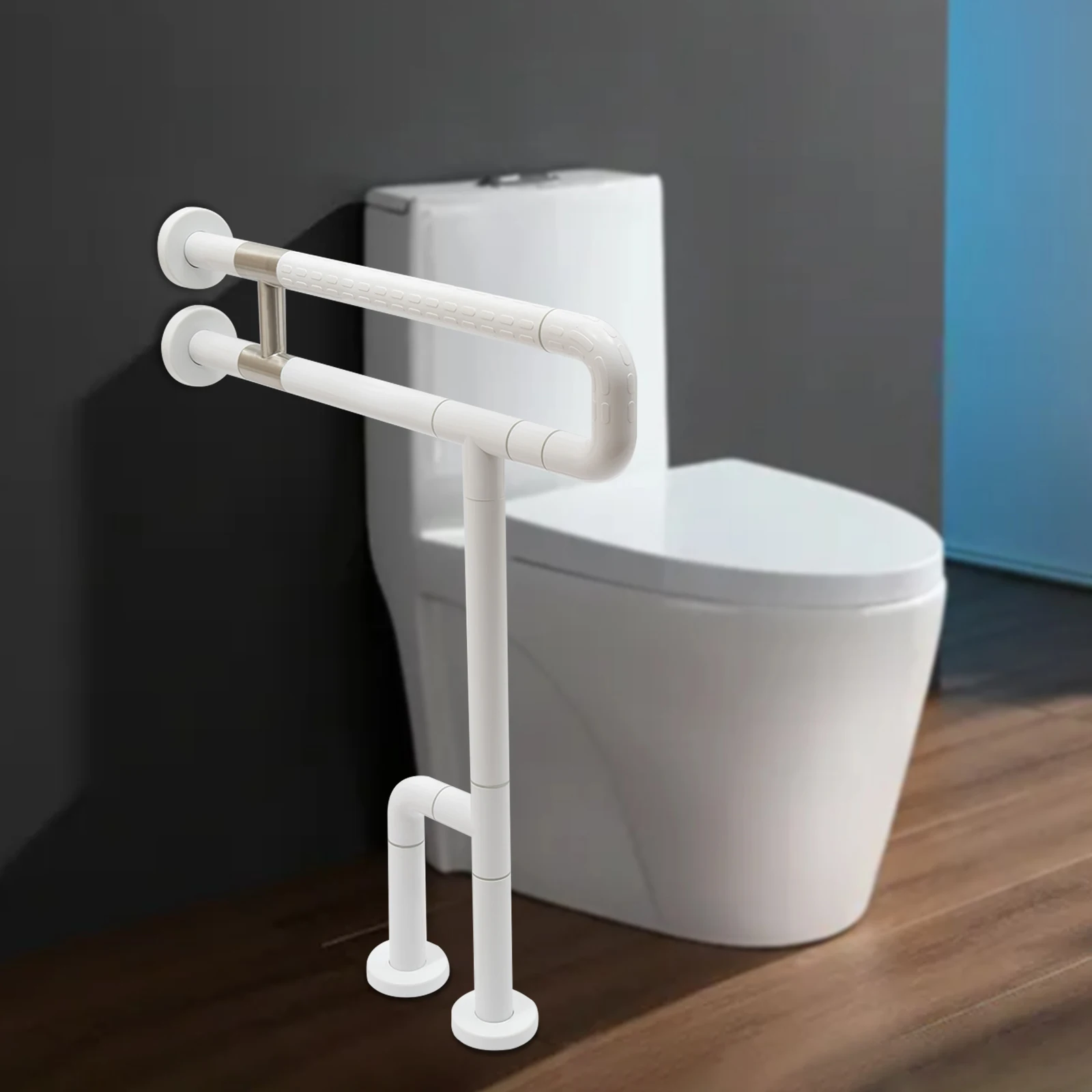 

Toilet Grab Bars Safety Handrails Handicap Bathroom Hand Grips for Pregnant Women, Disabled People, Elderly People, etc