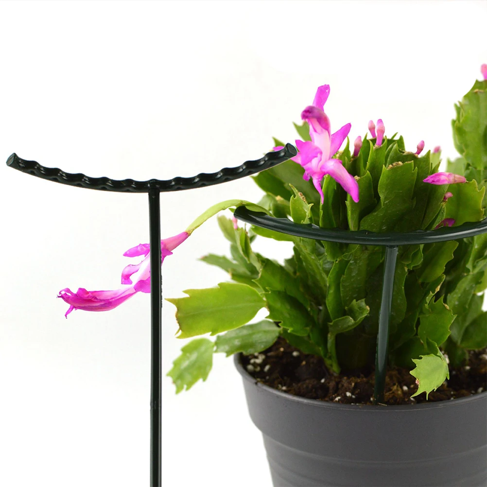 

3 Packs Plant Support Rack Support Rack Durable Plastic Potted Plants Stand Vegetable Flowers Trellis Garden Stakes