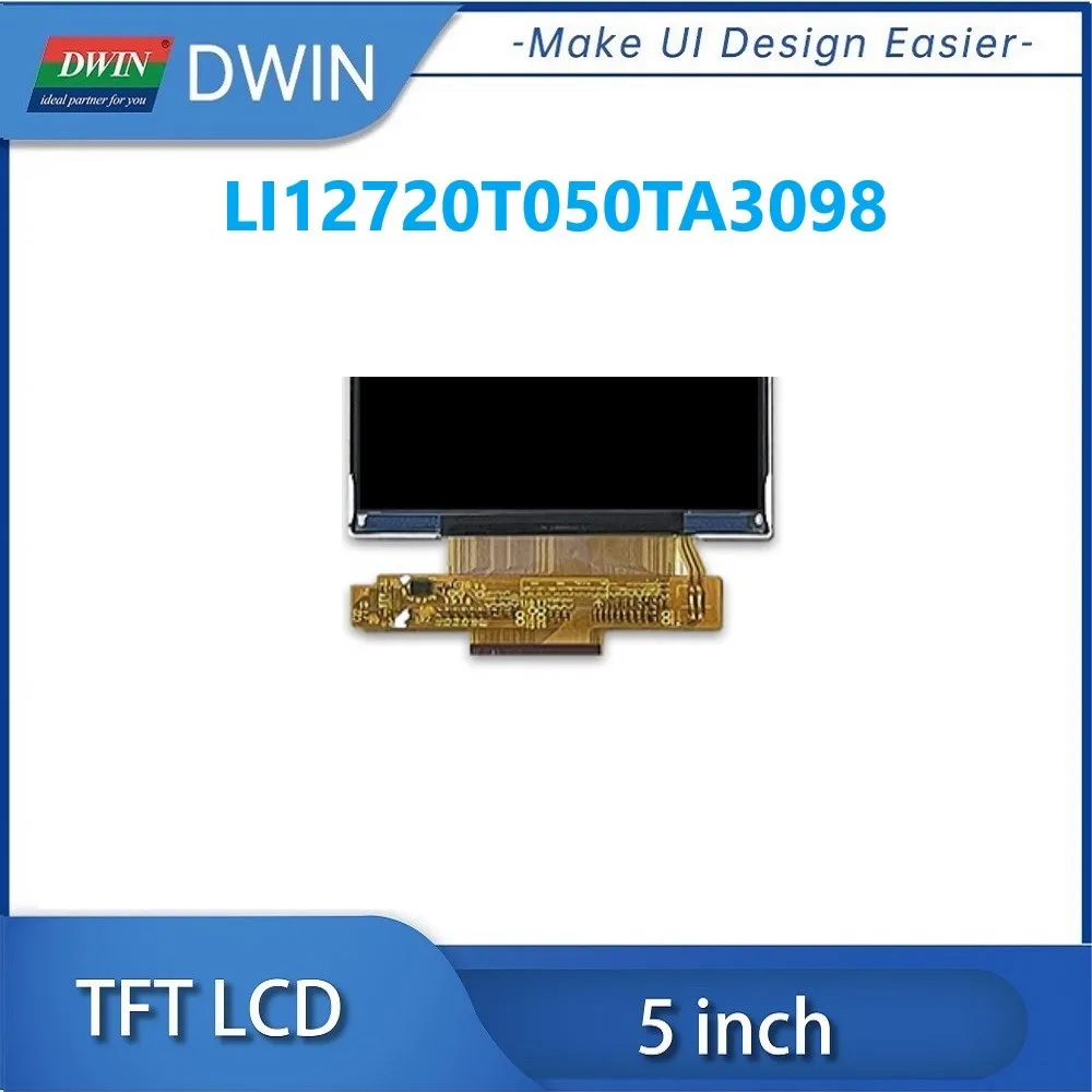 DWIN 5 Inch Incell IPS TFT LCD Display 720x1280 300 Bright MIPI 40PIN Capacitive Touch LI12720T050TA3098