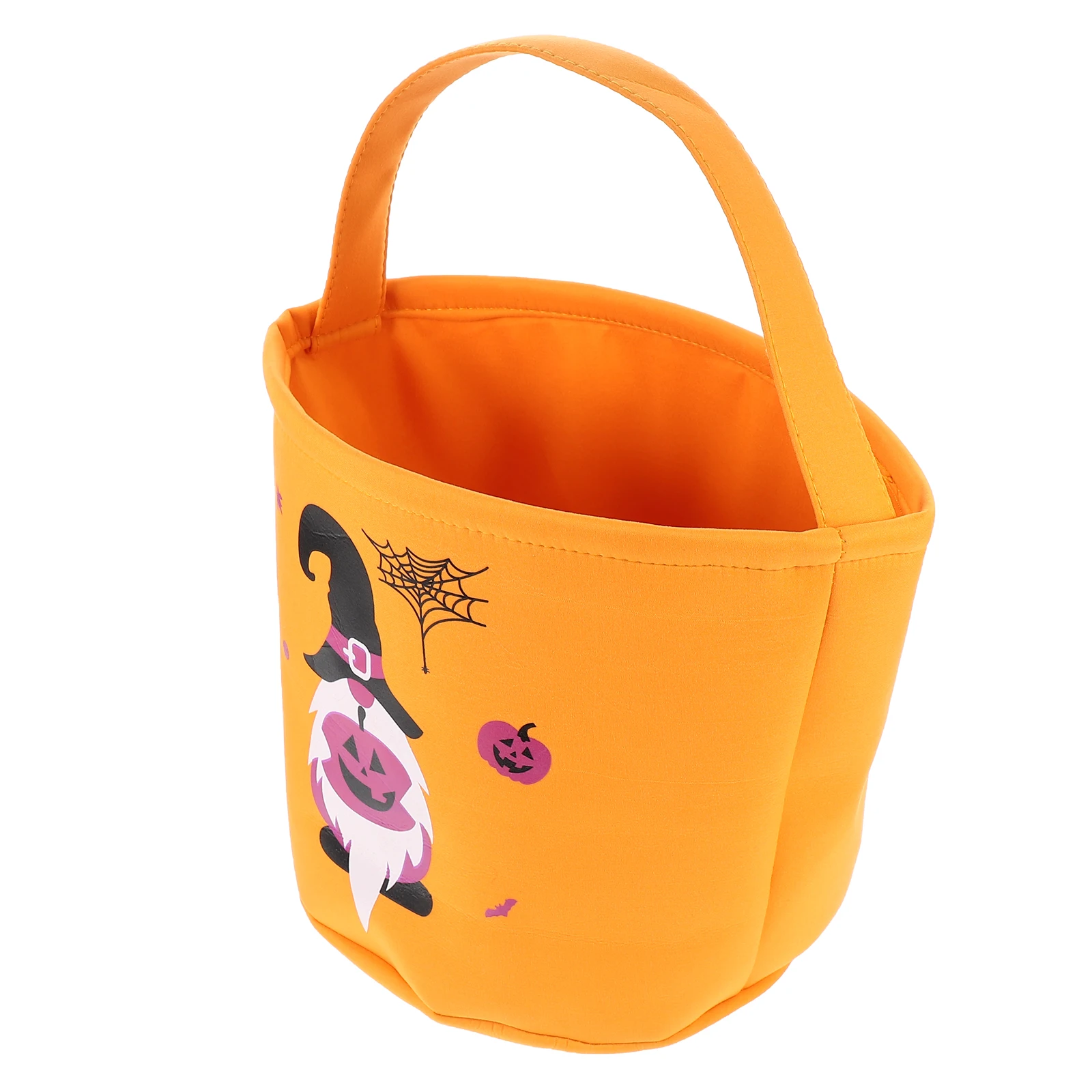 

Candy Bag Props Ghost Pumpkin Tote Halloween Basket Orange Pouch Bucket Trick Handbag Gift Indoor
