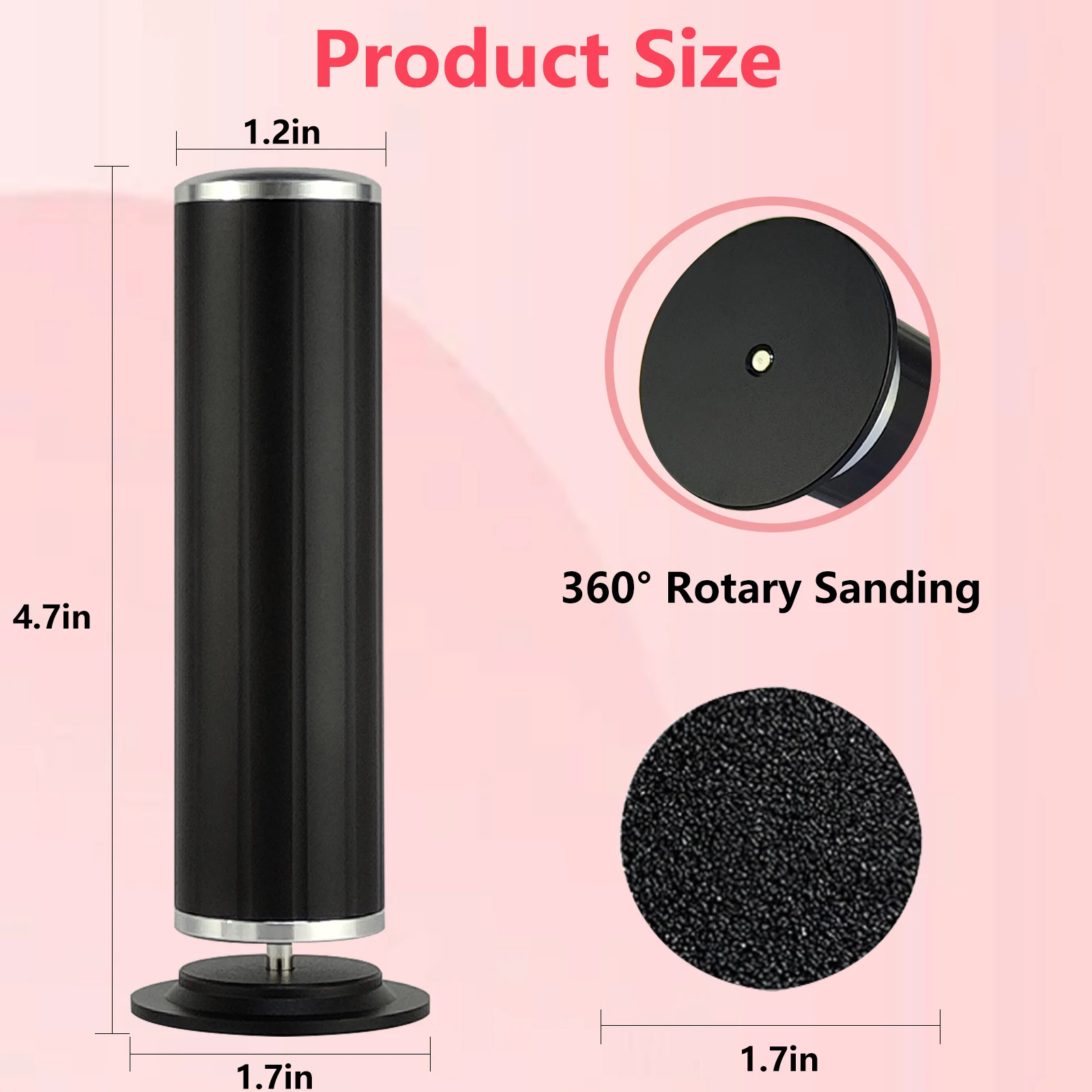 2024 Yumely Professionelle, persönliche elektrische Fußfeile für den Haushalt, Hornhautschleifer für abgestorbene, harte Haut, Fußpediküre-Schleifmaschine