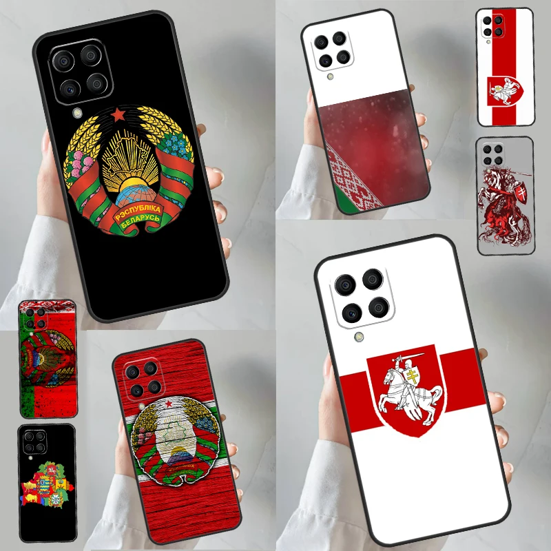 Belarus Flag Coat of Arms Case For Samsung Galaxy M13 M23 M33 M53 M11 M21 M31 M51 M12 M32 M52 M20 M30s M14 M54 Cover