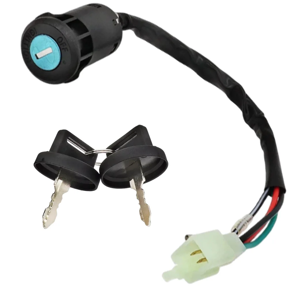 

For Honda ATC250SX 1985 1986 1987 2 Pins Motorcycle Ignition Key Switch Assembly with 2 Keys 35100-HA6-007 35100-HA6-682