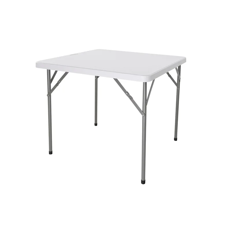 Blow molding stall folding table half folding square  home dining  mahjong portable camping outdoor