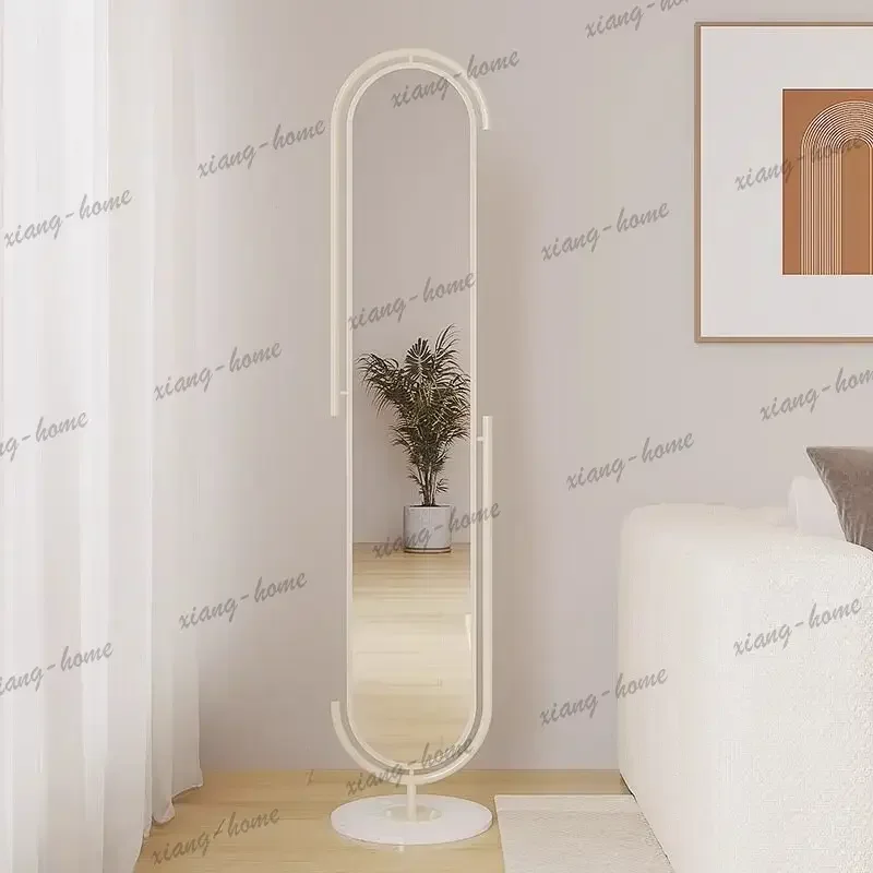 LJY Modern Decoration Mirror Aesthetic Nordic Full Body Living Room Korean Style Mirror Luxury Funky Spiegel Wand Home