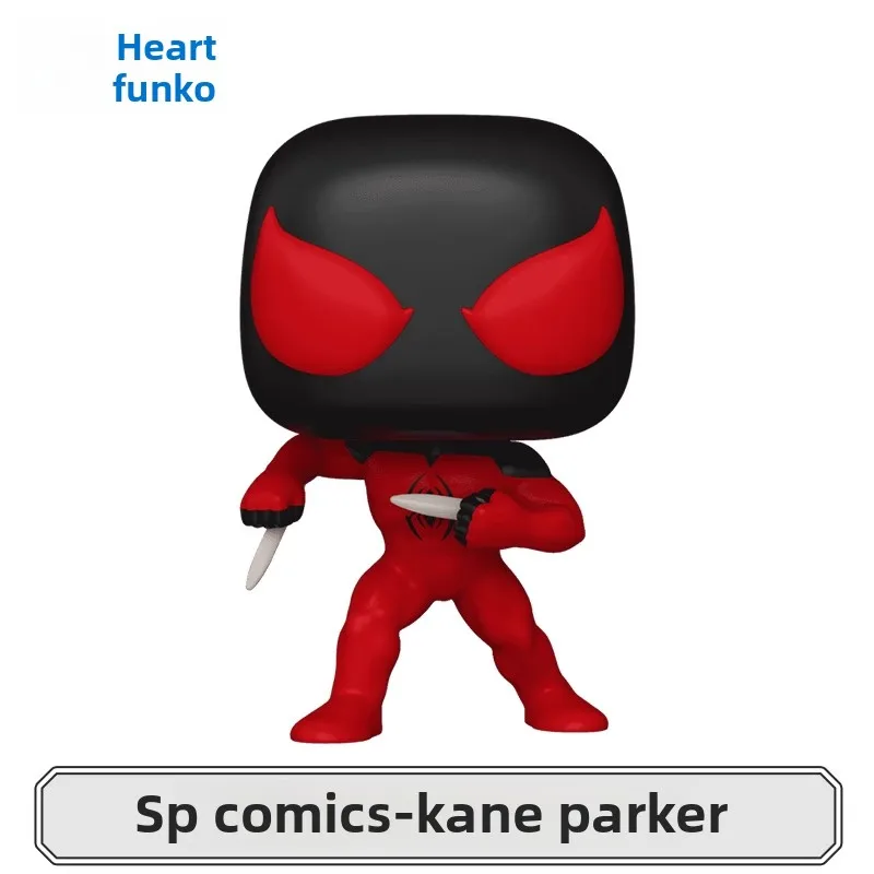 Genuine Edition FUNKO POP Marvel Hero Spider-Man: Kaine Parker Anime Action Desktop Decoration Ornament Toys Collectible Model - Image 3