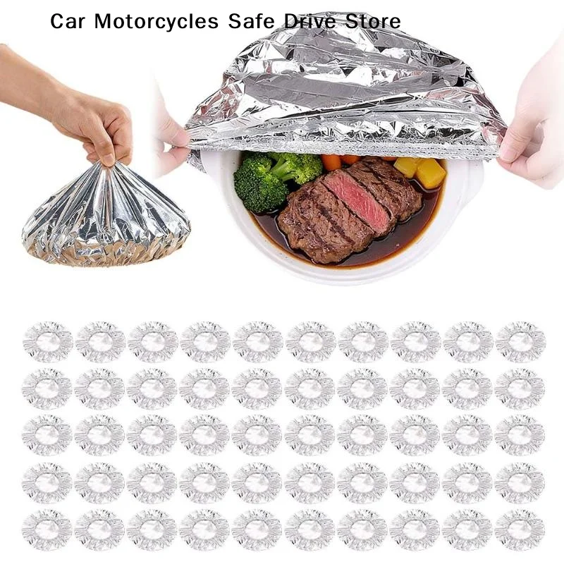 【M】20/30/100/150 Pcs Aluminum Foil Food Insulation Cover 6 Hour Heat Retention Fits Plates Bowls For Home Kitchen Keep Food Warm