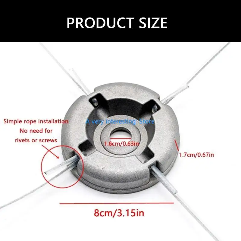 Professional Trimmer Head Replacement for Grass Trimmer Weeding Eater String U6XC