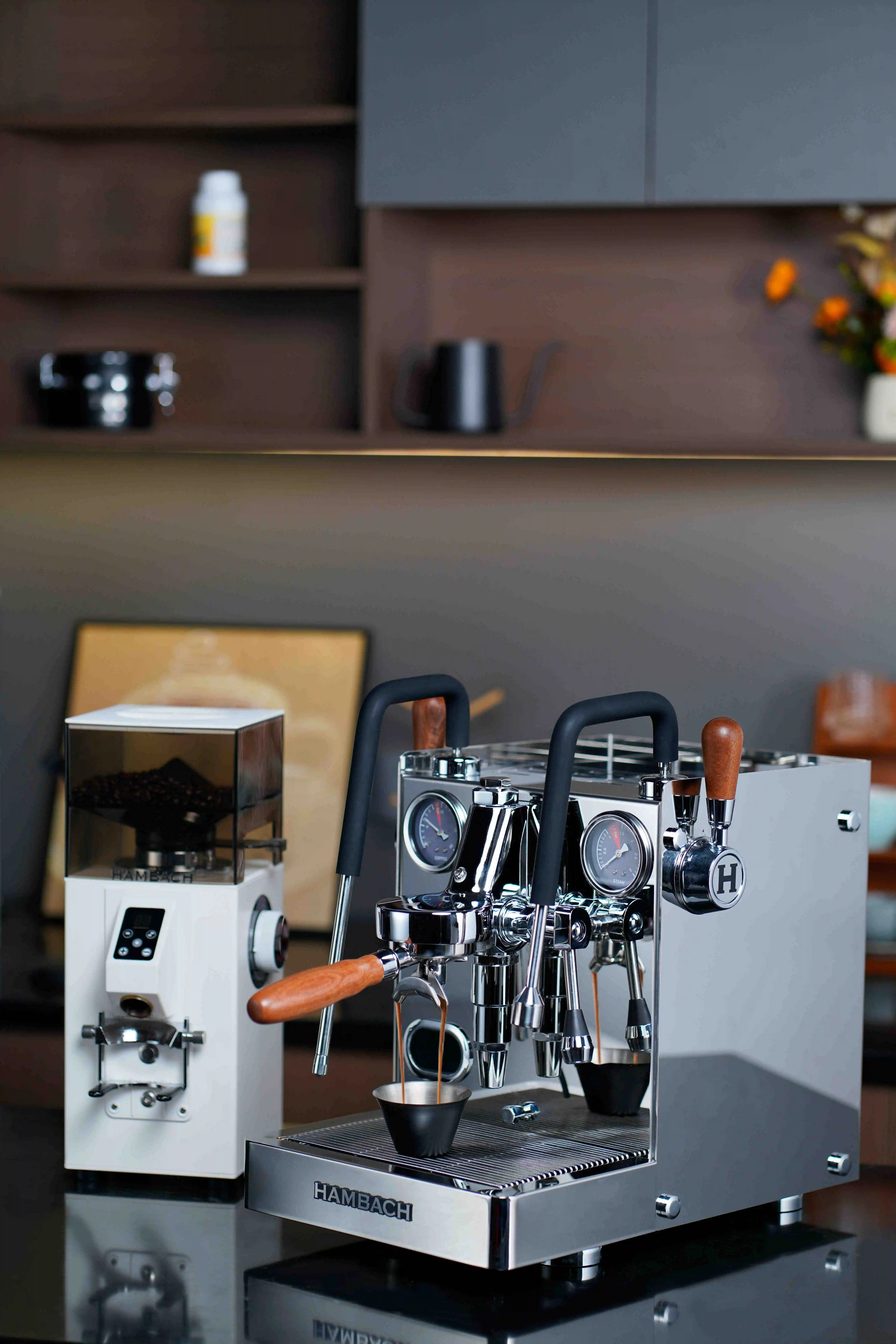 Professional Espresso Machine E61 Brewing Head Constant Temperature Extraction 58mm Commercial Grade Caliber