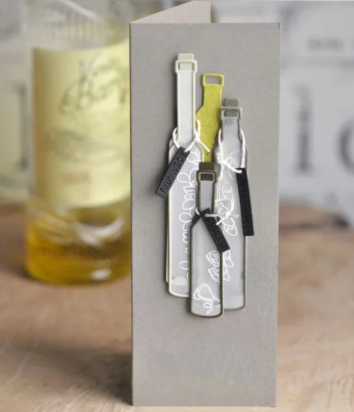 

Piggy Craft metal cutting dies cut die mold Bottle decoration Scrapbook paper craft mold blade punch stencils dies