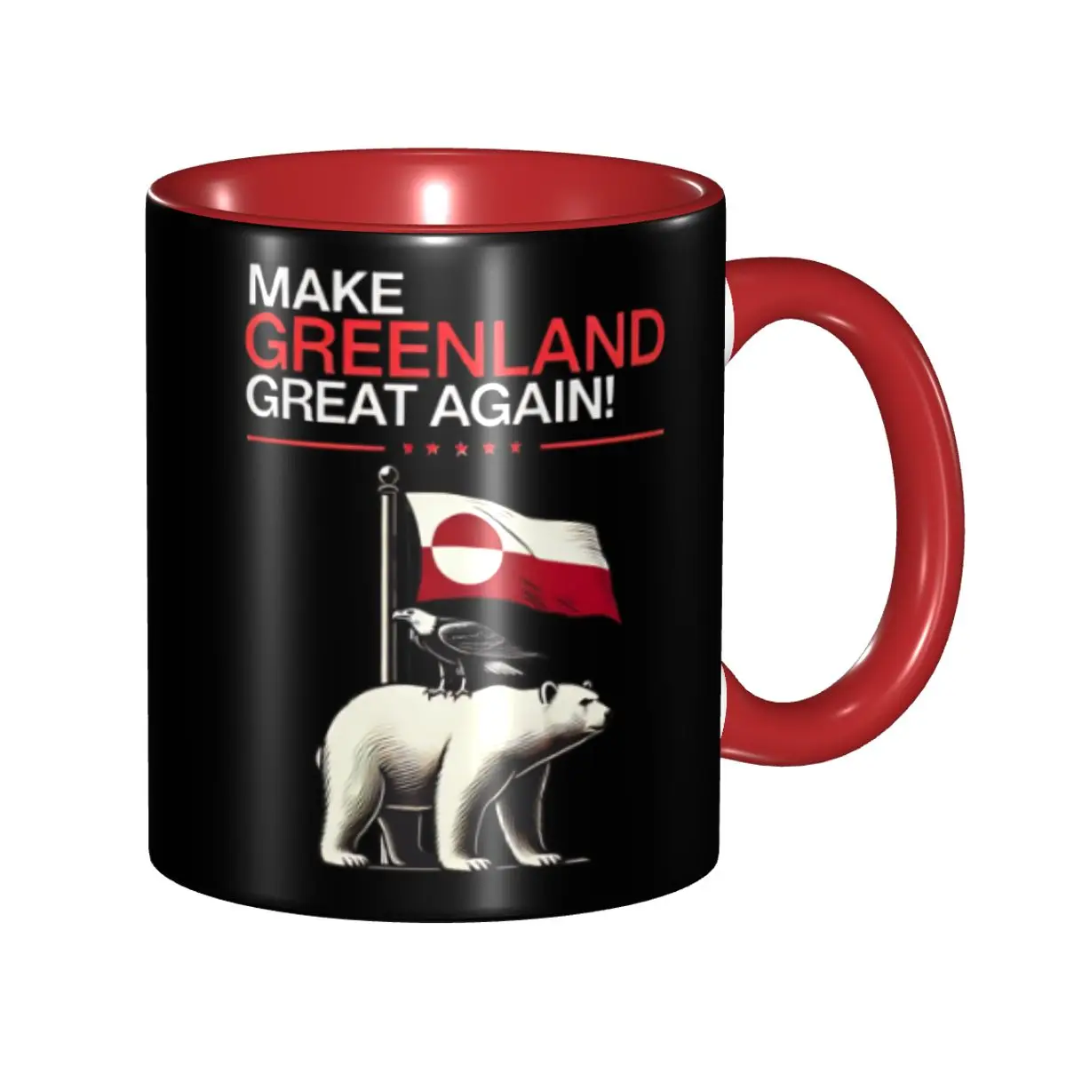 2025 Hands Off Greenland Is Not For Sale MGGA Accessories Mug Funny Tea Cup