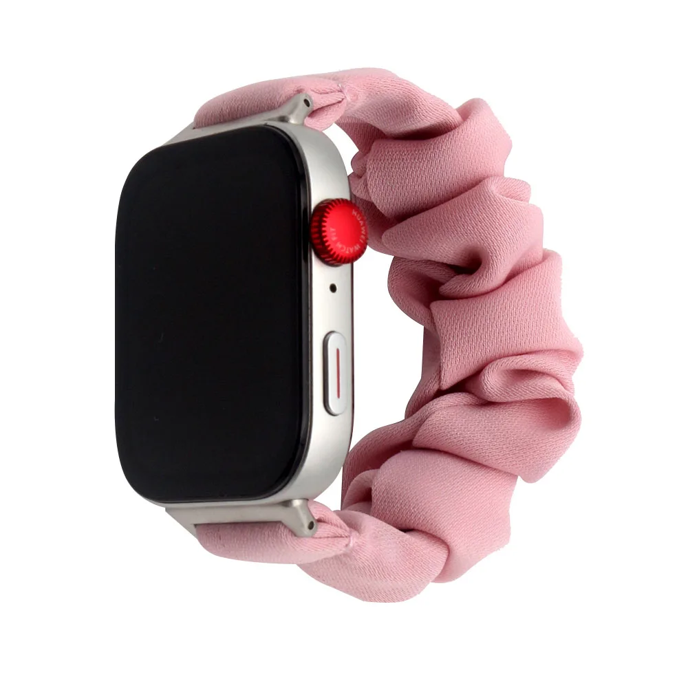 Cinturino in tessuto rosa per Huawei Watch Fit 3/ Fit 4 Pro/ Fit4 Band Smartwatch Bracciale elastico Scrunchie di ricambio per donna