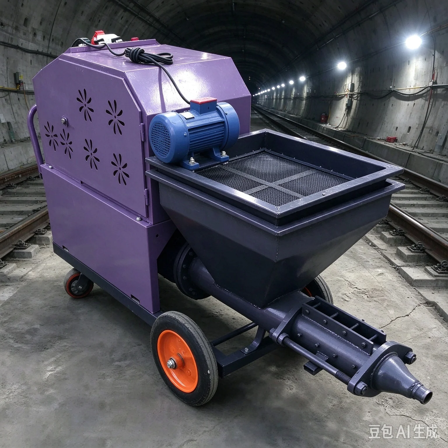 Portable Cement Mortar Spraying Machine Electric Wall Plaster Render Equipment Tool