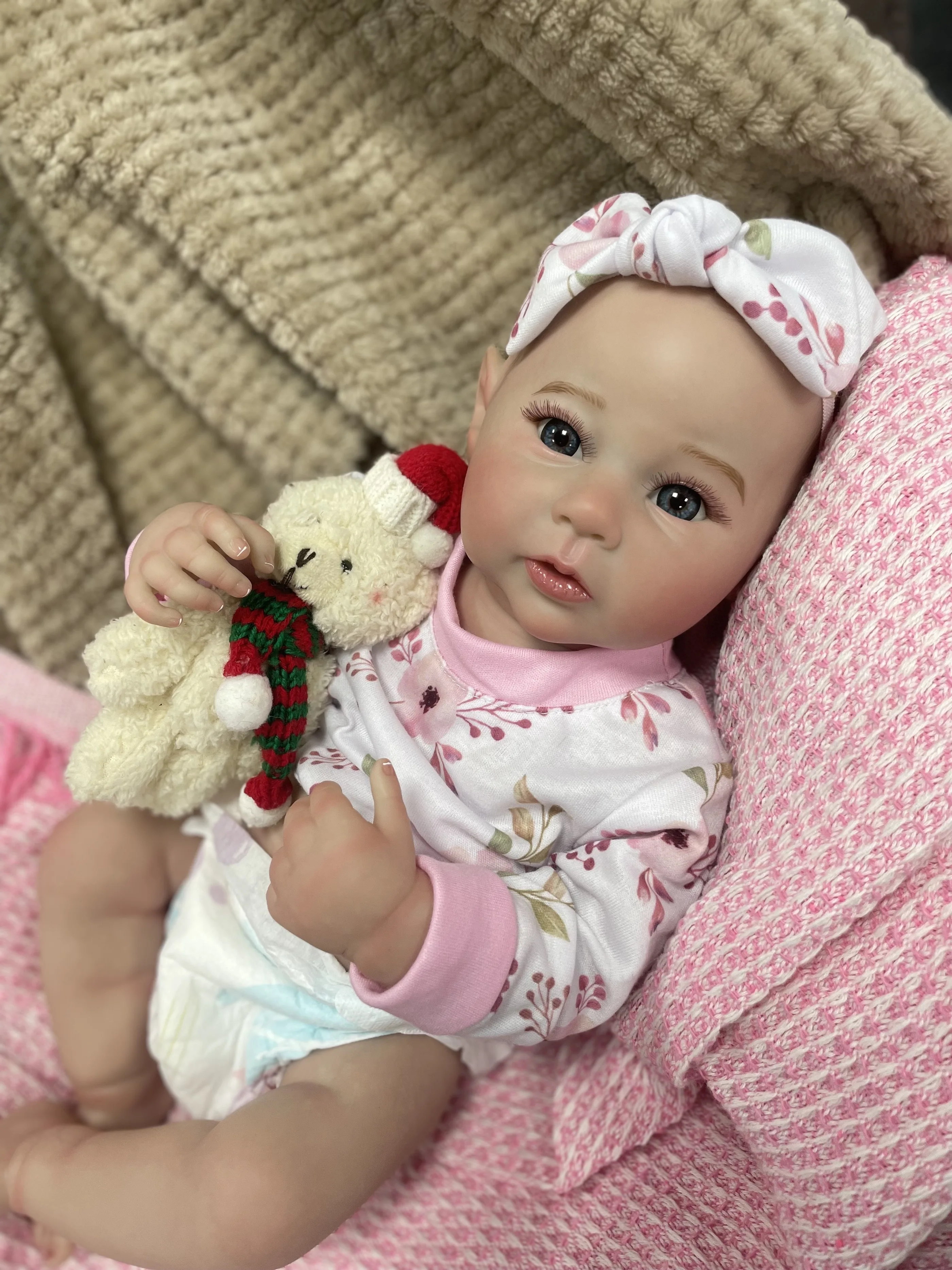 Muñeca de bebé Reborn con acabado de 18 pulgadas, cuervo Adorable, niña de cuerpo completo, vinilo de silicona lavable, regalo de Navidad para recién nacido, juguete de cumpleaños