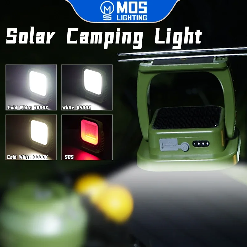 

Портативный фонарь MOSLIGHTING на солнечной энергии для кемпинга