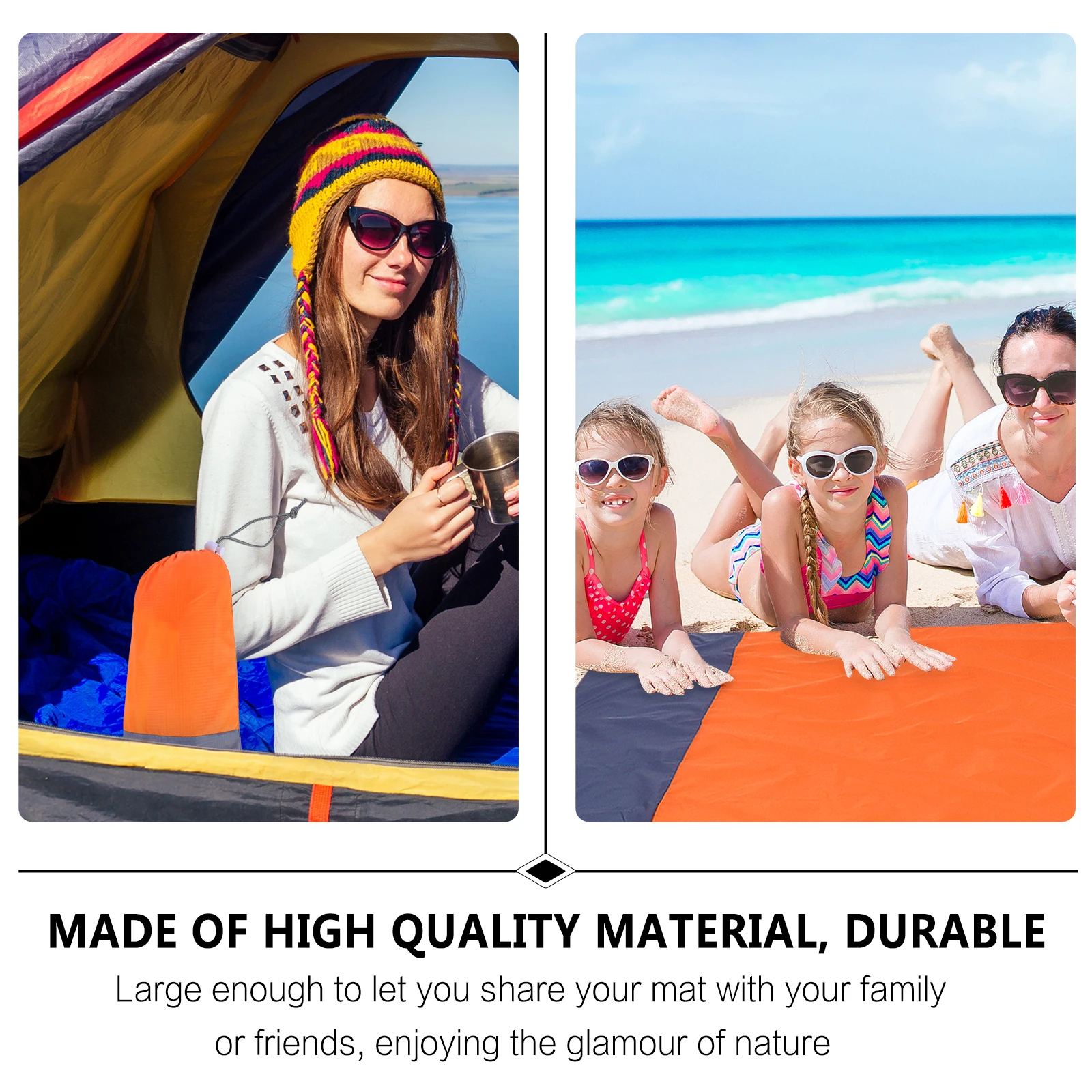 

Large Waterproof Picnic Mat Foldable Dampproof Pad for Family Friends Outdoor Concerts Sporting Events Beach Mat