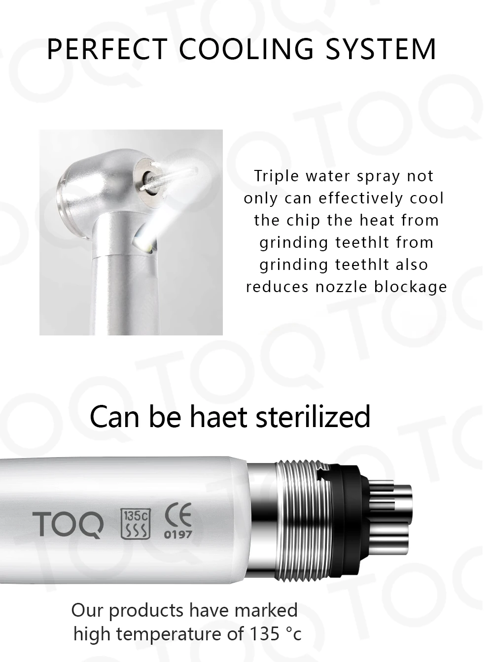 Dental High Speed Led Light Air Turbina Cartridge Rotor Water Sprays Handpiece 2/4 Holes
