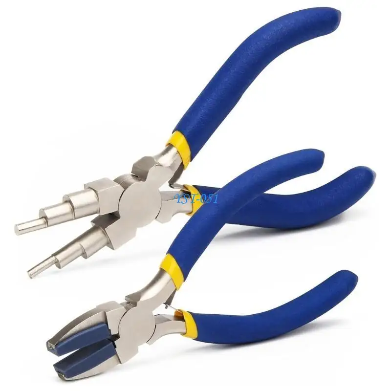 

E15A Professional Jewelry Beading Pliers Portable Wire Looping and Bending Pliers Set Crafting Pliers for Jewelry Makers