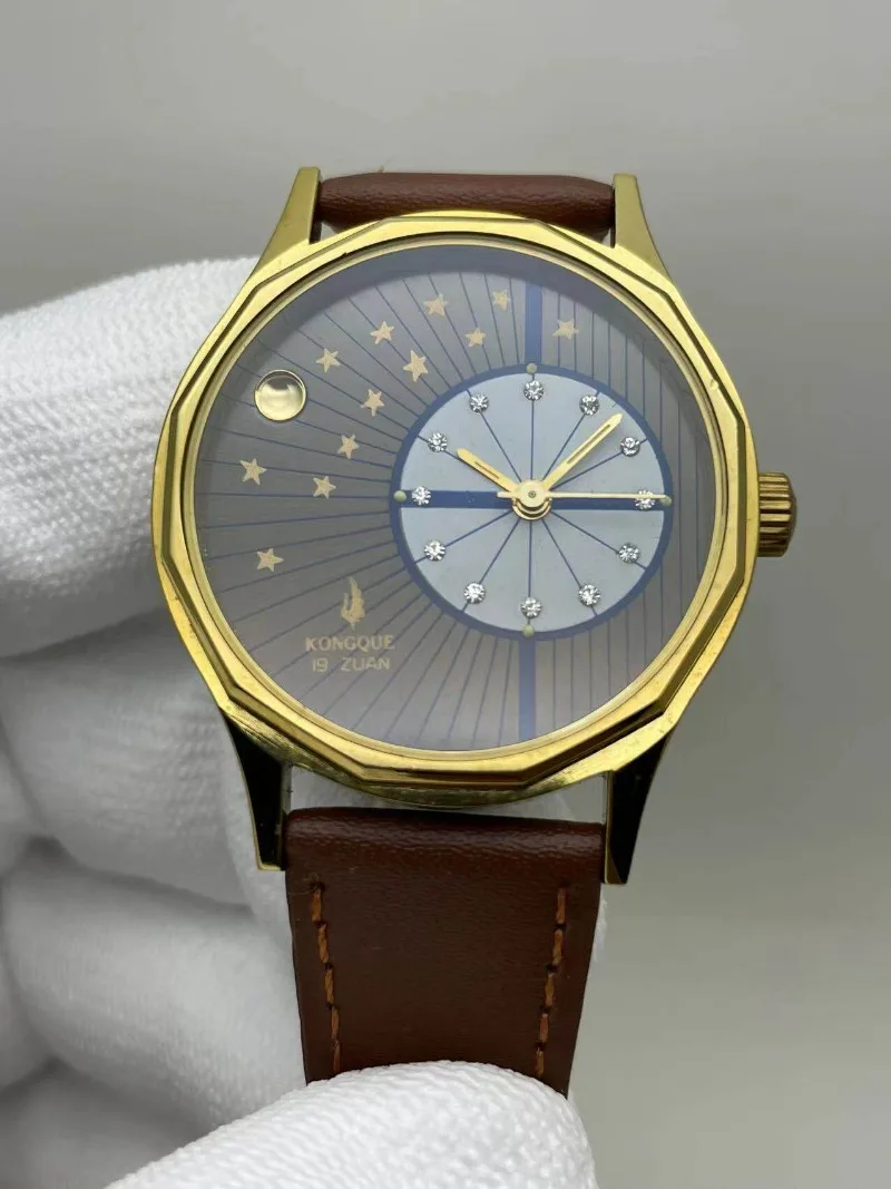 

Peacock Watch, Eccentric Display, Manual 19-drill Mechanical Watch