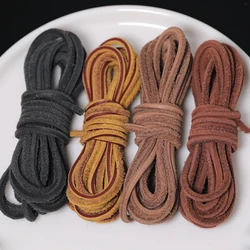 REGELIN 3 meters Brown/black High Quality Genuine Cow Leather Jewelry Cord String Lace Rope DIY Necklace Bracelet Finding