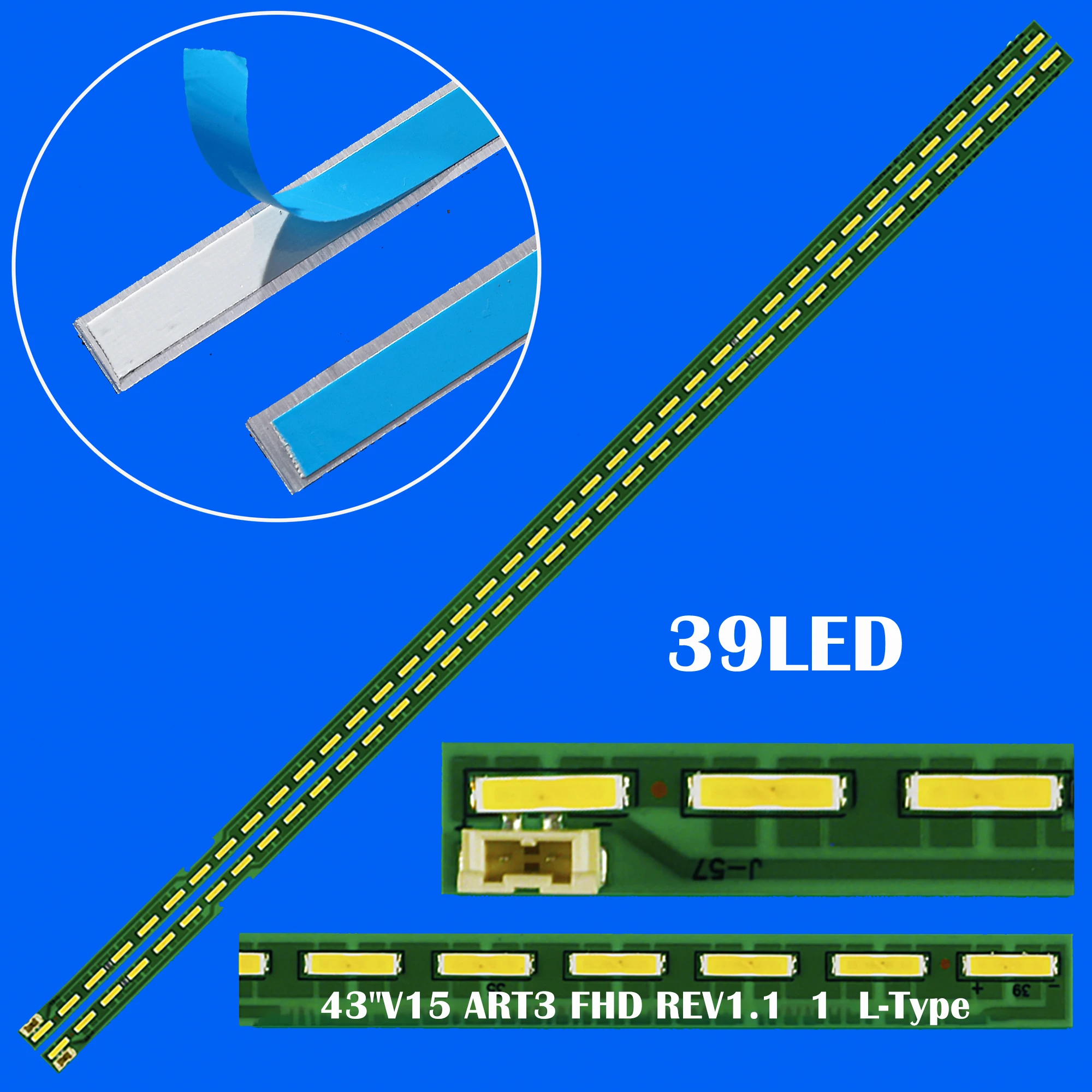 LED Backlight Strips For 43LF570V 43LF6300 43LF630V 43LF634V 43UF6750 43LF5700 43LF6350 43UF6800 43UF771V 43SE3KD 43LF630V