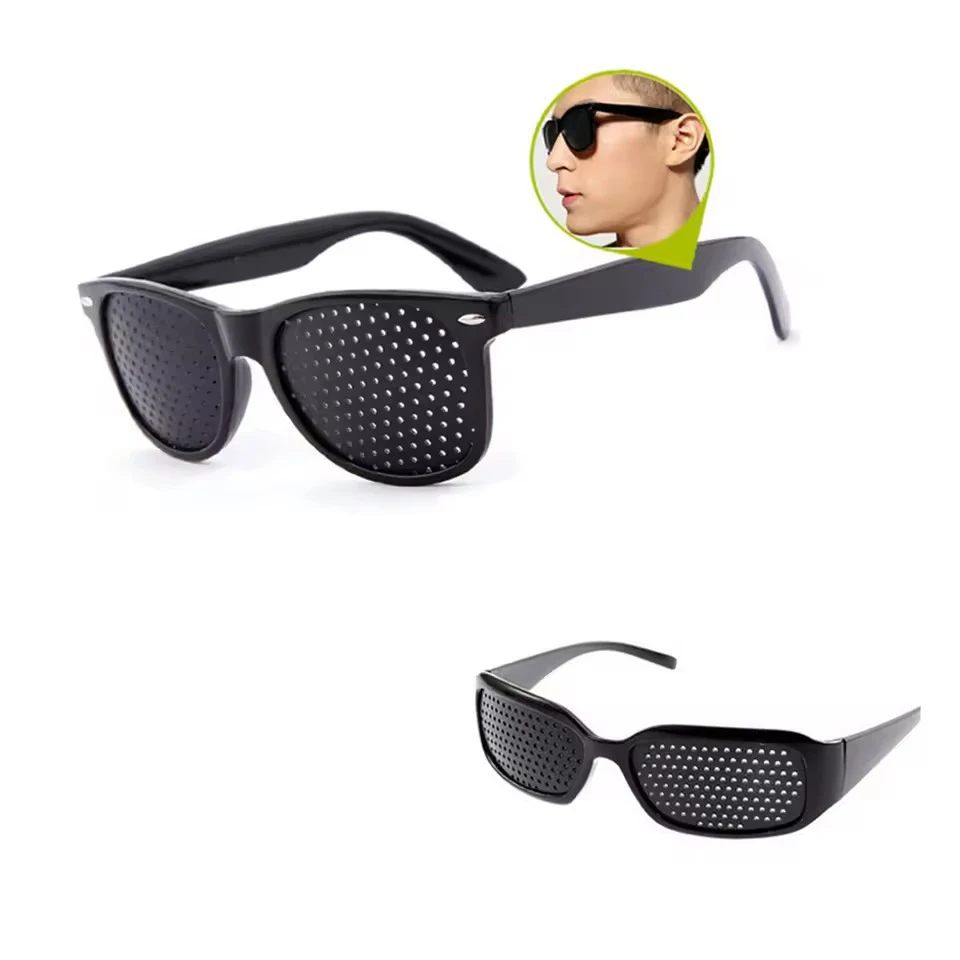 Anti-fatigue Vision Care Wearable Corrective Glasses Improve Stenopeic Pinhole Pin Hole Glasses Eye Protection For Men Women