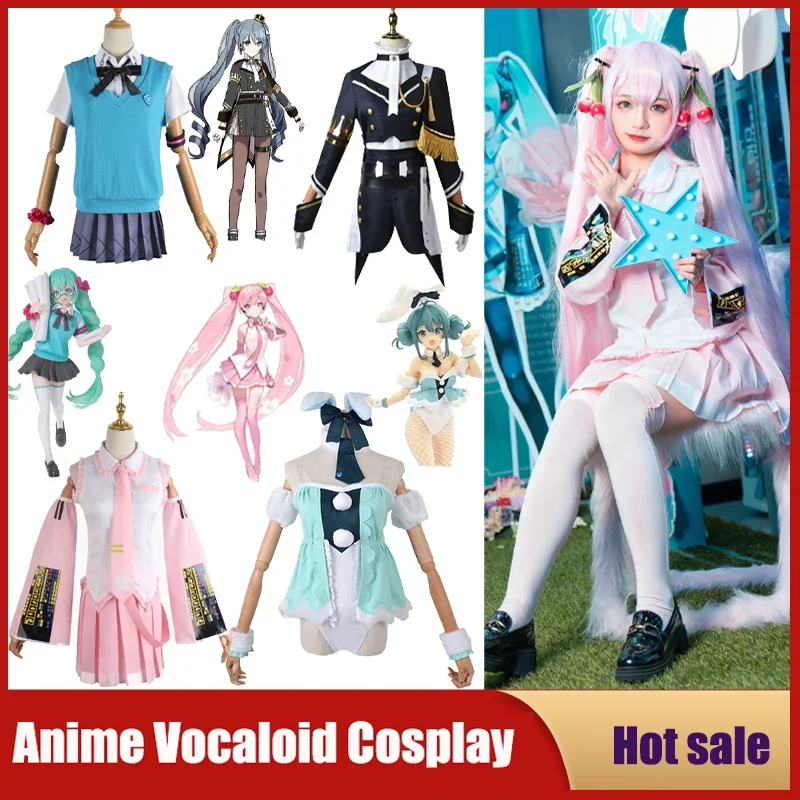 Anime Vocaloid Miku Cosplay sexy Frauen ritt-spielen Japan Midi Kleid Anfänger Zukunft Kostüm Halloween Party niedlichen Perücke Uniformen