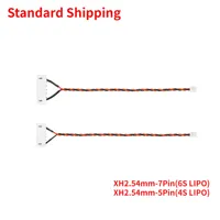 2PCS GEPRC 130mm Power Cable 4S 6S XH2.54mm-5Pin / XH2.54mm-7Pin for Gopro Hero 8 Naked Camera