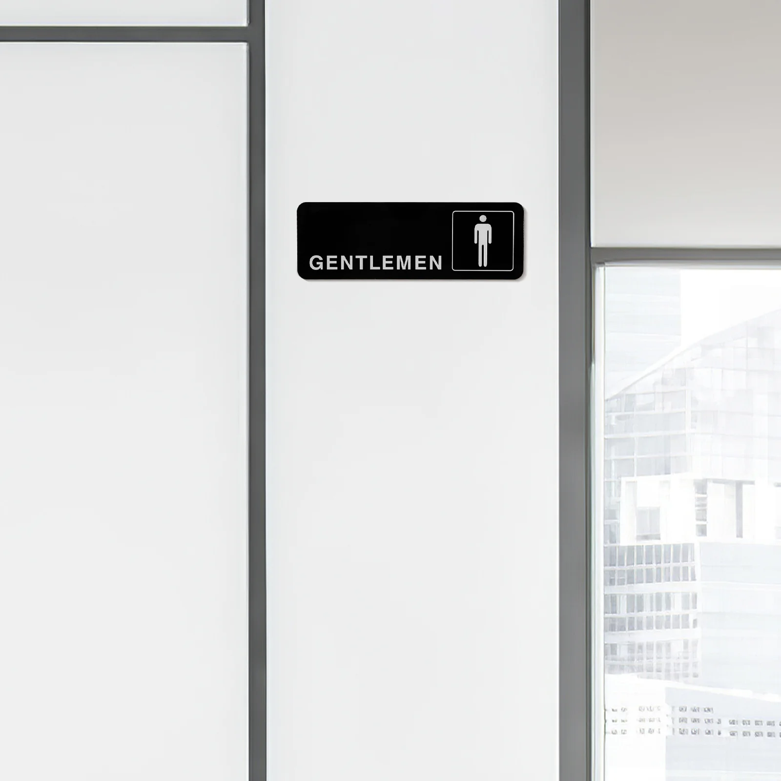 Bathroom Symbol Door Sign Commercial Signs for Business Cute Ladies Gentlemen Restroom Female Toilet