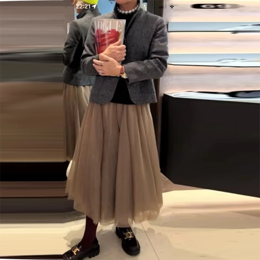 

Women Tiered Tulle High Low Skirts Elastic Waist Petticoat Puffy Long Tulle Skirt Female Maxi Skirt Free Size Pink Skirt