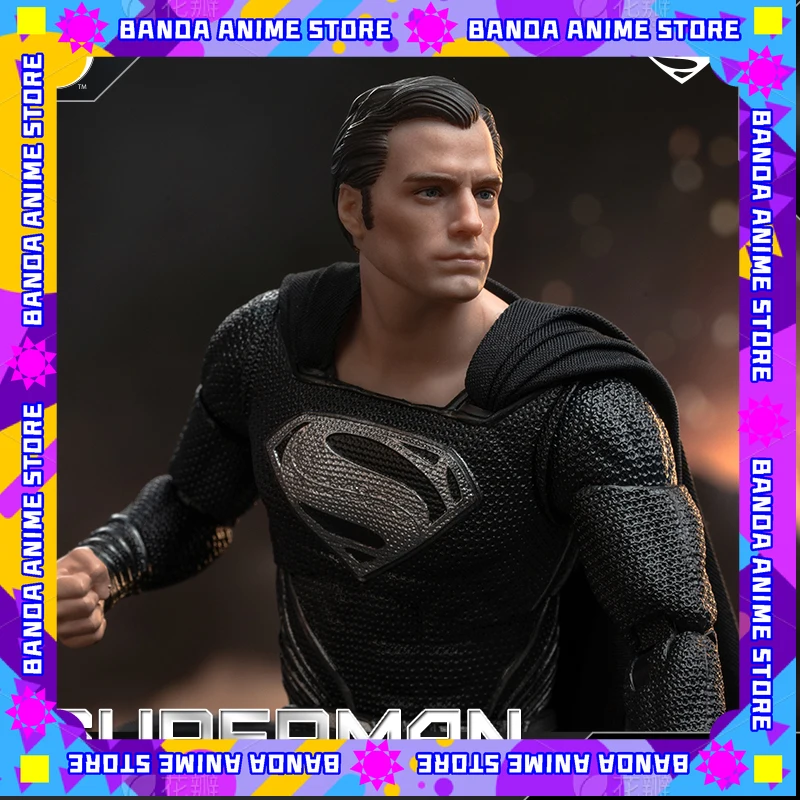 جديد Fondjoy 1/9 أسود سوبرمان 2.0 عمل الشكل تيار مستمر زاك سنيدر العدالة الدوري أنيمي تمثال تمثال نموذج مخصص ألعاب أطفال الهدايا #3