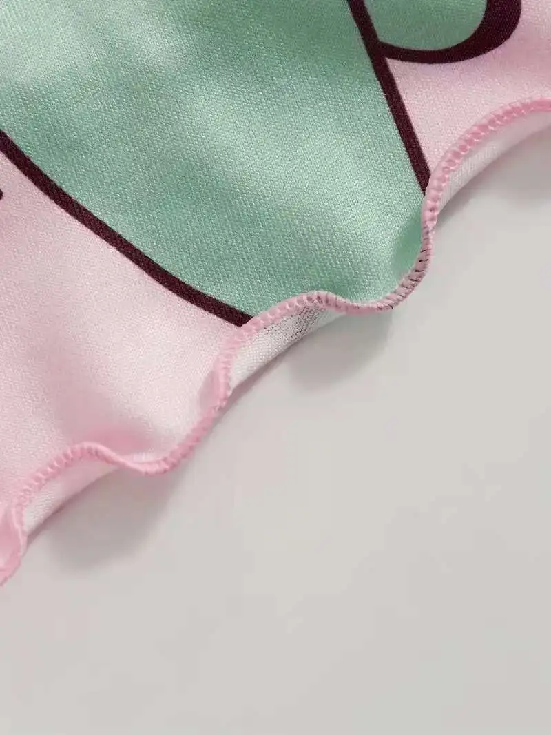 طقم ملابس نوم للسيدات بطبعة فراشات مع شورت بحزام من الخس وحزام خصر مطاطي، ثوب نوم مريح كاجوال