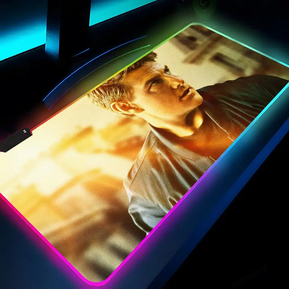 Mission Impossible 4 cute Mouse Pad Gaming LED 700x300 Mouse Mat Mousemats Table Pads PC Desk Mat RGB Keyboard Mat XXL