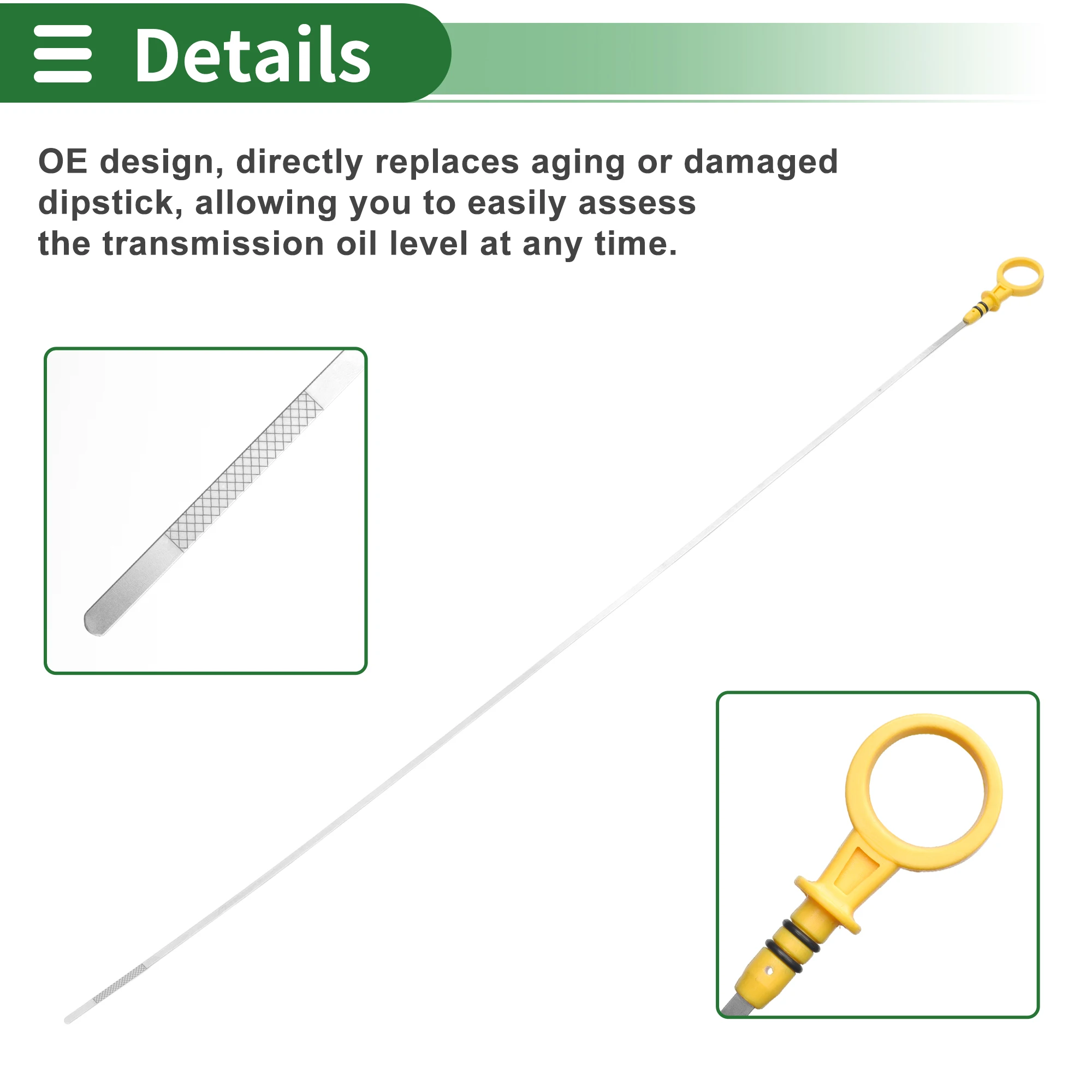 UXCELL Oil Dipstick Oil Level Dip Stick for Cadillac Escalade - Precisely Engineered Fluid Level Gauge