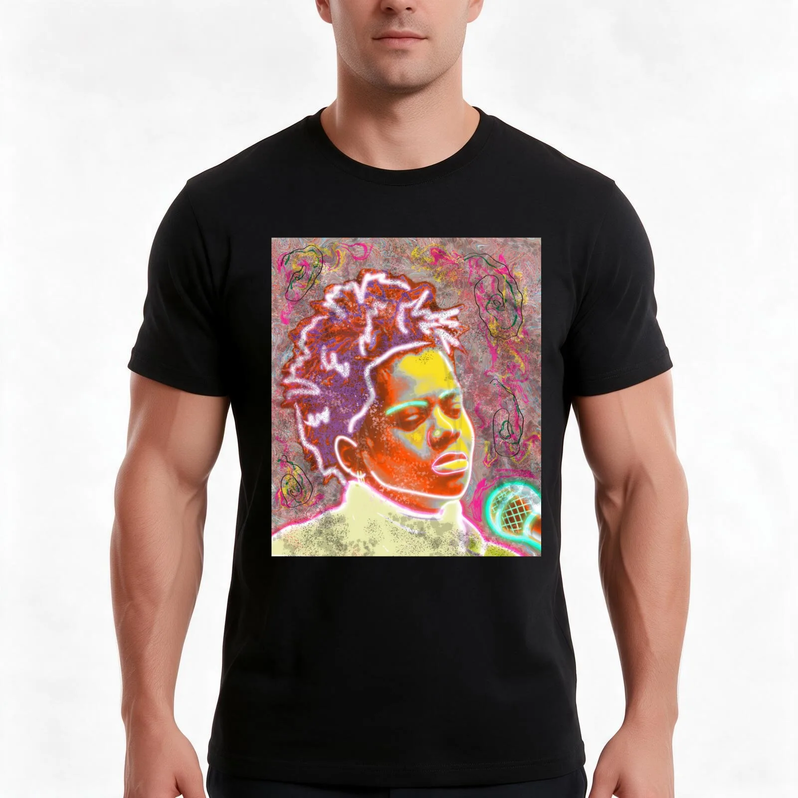 Tracy ~ By Ernie Kasper T-Shirt, Summer Casual Cotton Tee, Oversized Streetwear Tops, Vintage Graphic Print, Unisex Men Women