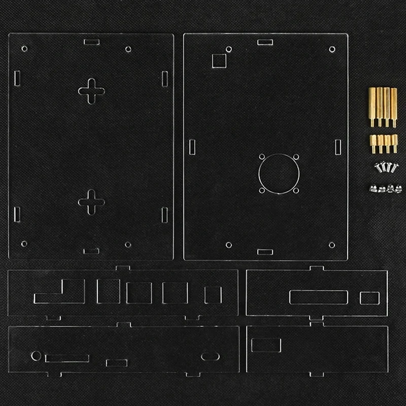 Banana Pi BPI-F3アクリルケース、透明シェル、保護ボックス、オプションの冷却ファン、開発ボード