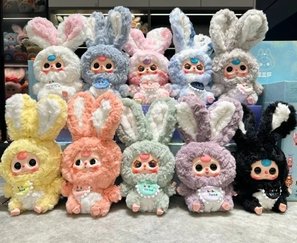 

In Stock Genuine Baby Three Lily Rabbit Town Series Plush Blind Box Vinyl Doll Kawaii Rabbit Model Children'S Gift