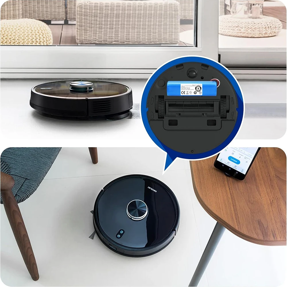 14.4 فولت 12800 مللي أمبير بطارية ليثيوم أيون بديلة ل Conga 4090 4490 4590 4690 3090 3091 3092 جهاز آلي لتنظيف الأتربة