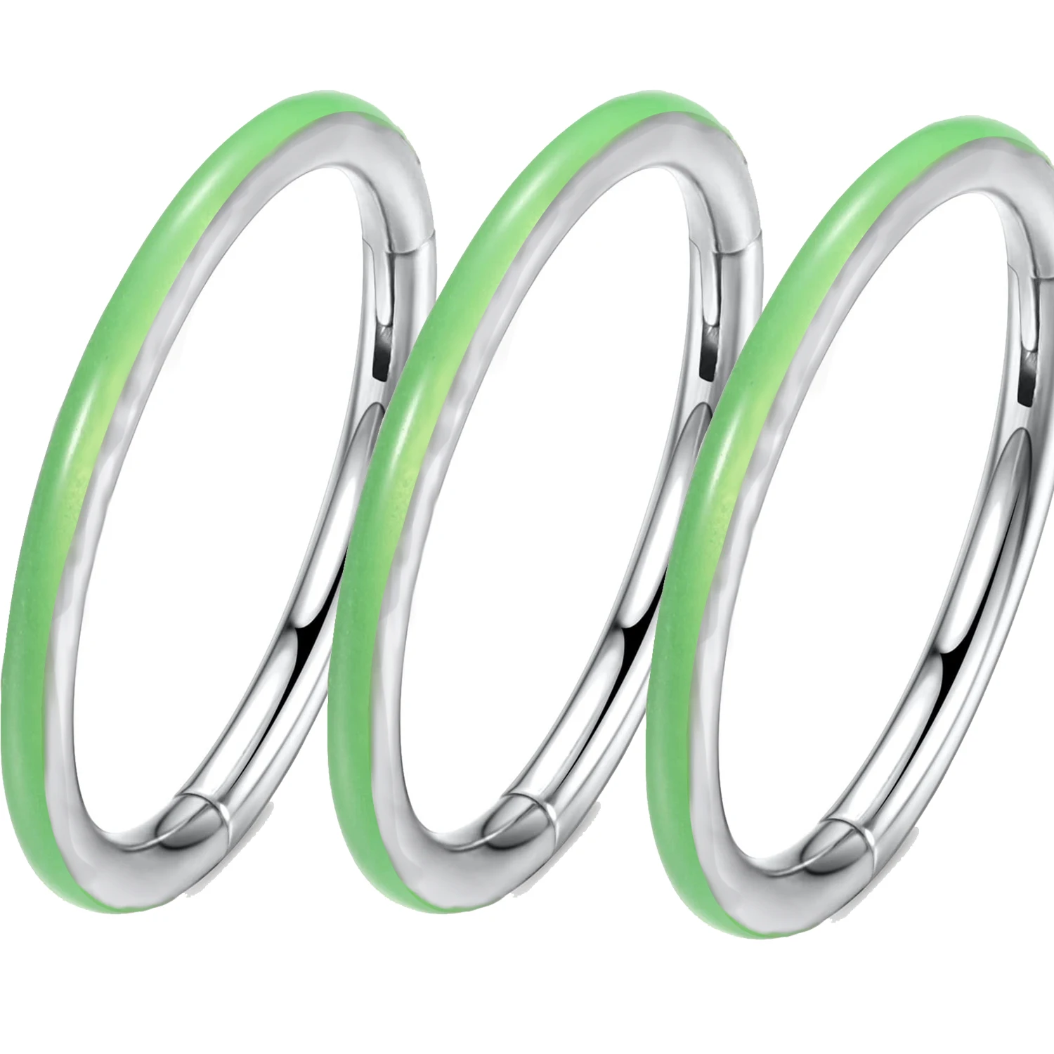 Hinged Nose Ring Hoop, 1-3PCS
