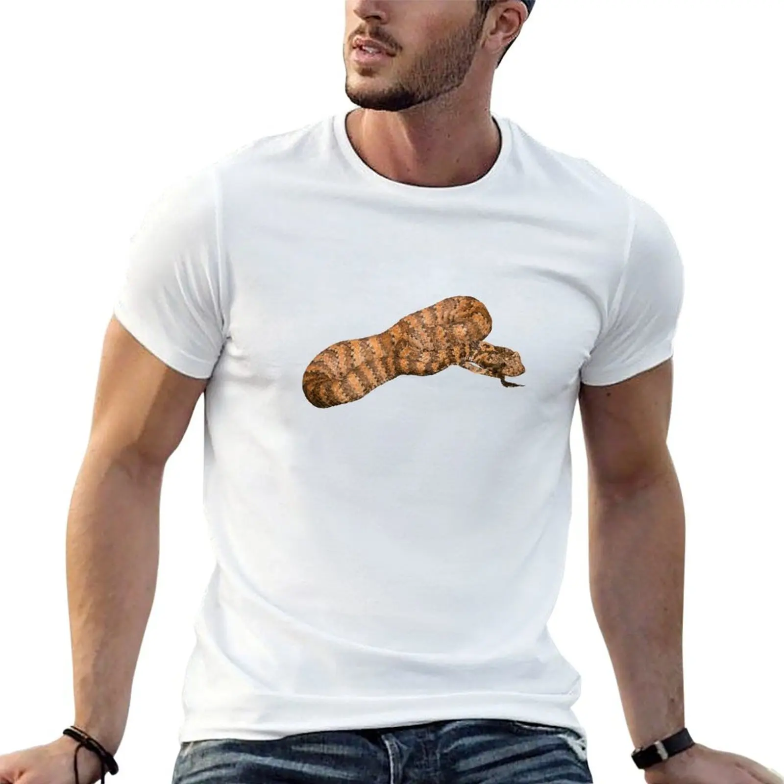 

Death Adder in ambush T-Shirt men t shirt cotton 100% t shirts for man pack white essential t shirt T-shirt