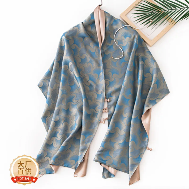 

Шарф в национальном стиле с принтом, универсальный, для женщин, в подарочной коробке (к китайскому платью чонсам), подарок маме