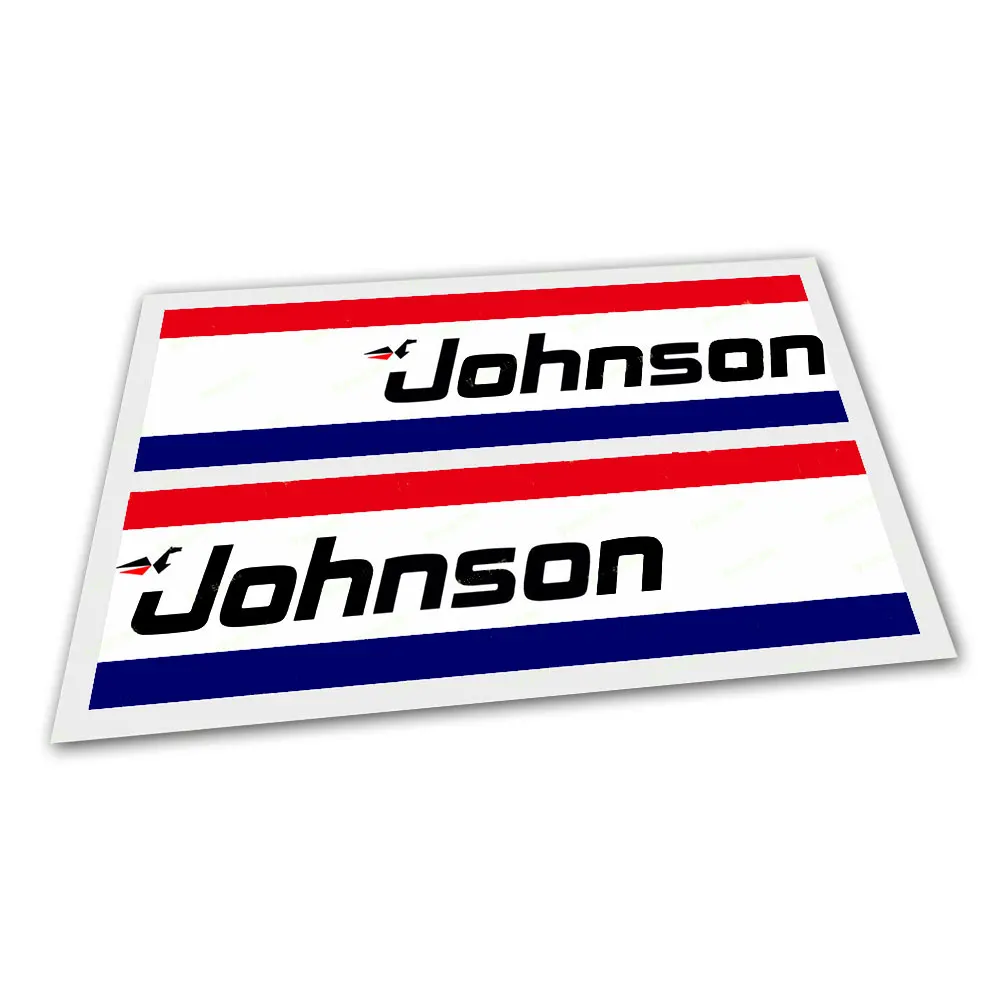 1 Pairs  For Johnson Outboard | Cowl | Sticker Decal Graphic