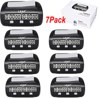 7pcs Leap PQ9907S brown Professional Digital Chess Clock