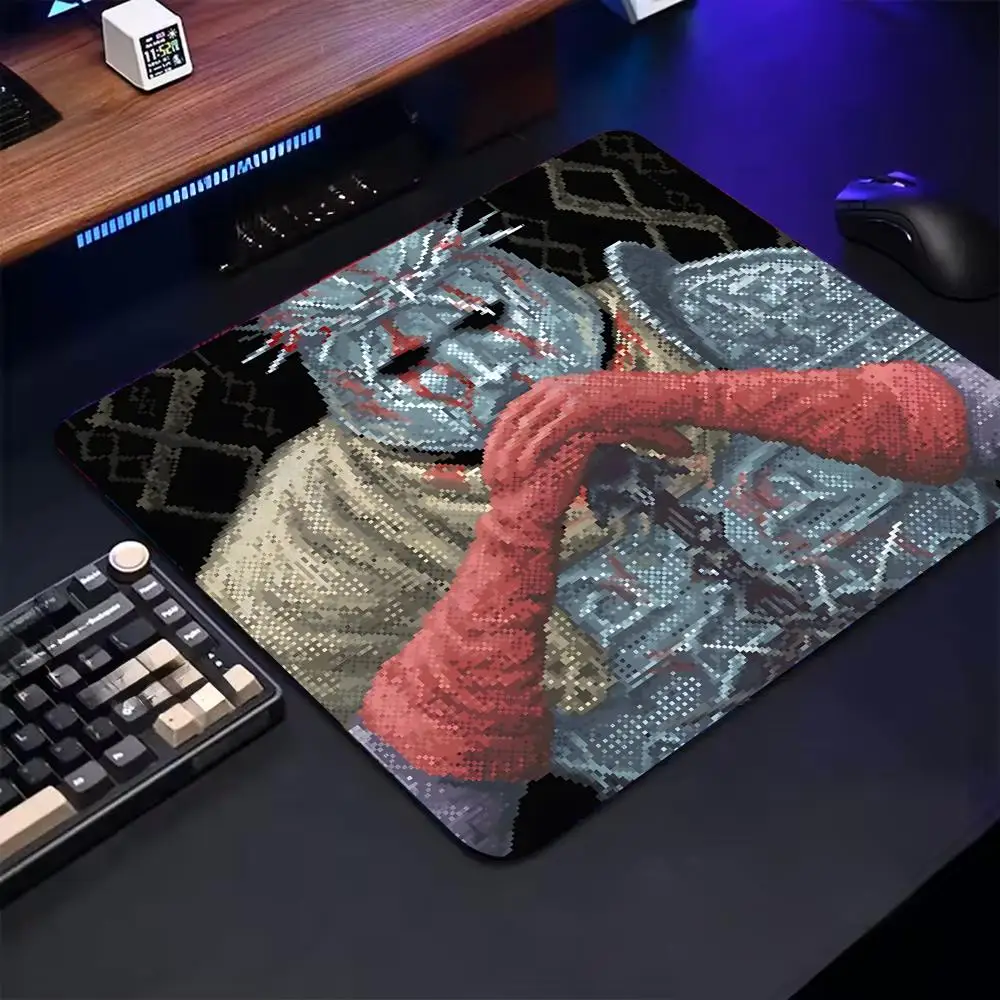 B-BlasphemouS Gamer Mouse Pad Cartoon rubber Small mouse pad desktop computer office keyboard e-sports ROGs game