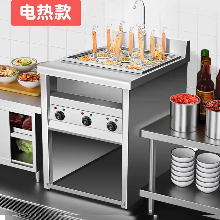 Automatic noodle cooking machine nine-hole noodle cooking stove electric heating commercial protection device