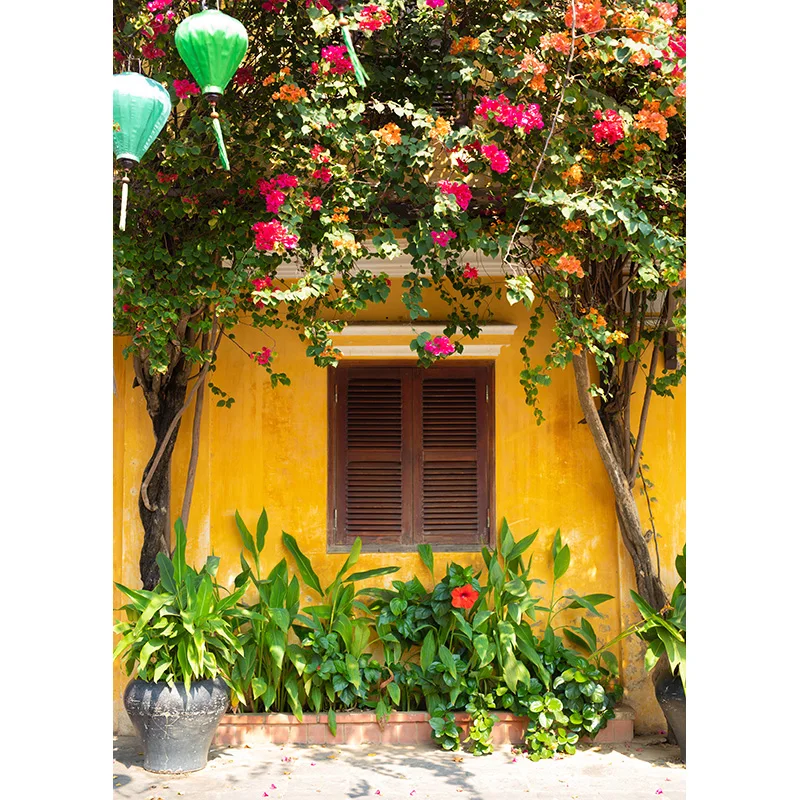 Retro europa città edifici di strada scenario fotografia sfondi matrimonio bambino ritratto fondali per Studio fotografico 21804OUT-03