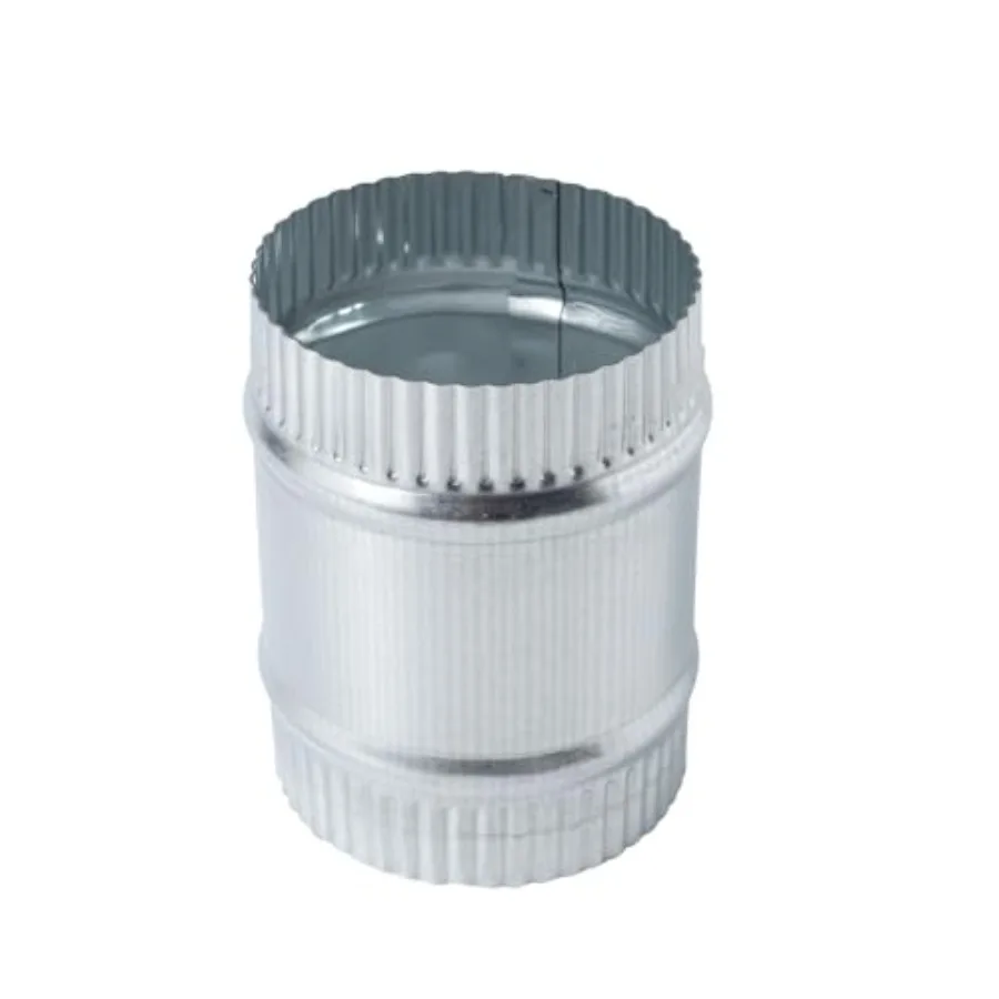 

3 Inch Round Galvanized teel Duct Connec - Metal Ventilan Pipe Coupler - Dryer Vent Hoe Extenion - HVAC Ducting Coupling for tr