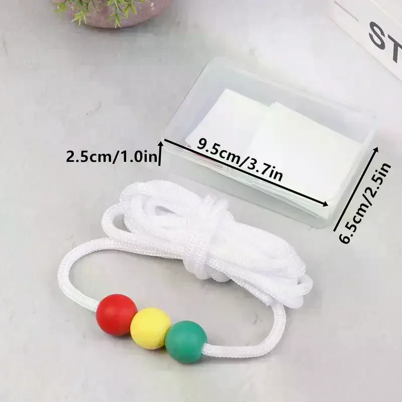 Sports Eye Sight Train Three Beads Brock String Vision Convergence Insufficiency Training Tool Target Pointing Practice